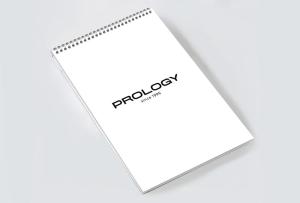 Перейти к просмотру продукта Блокнот брендированный - PROLOGY А5, белый